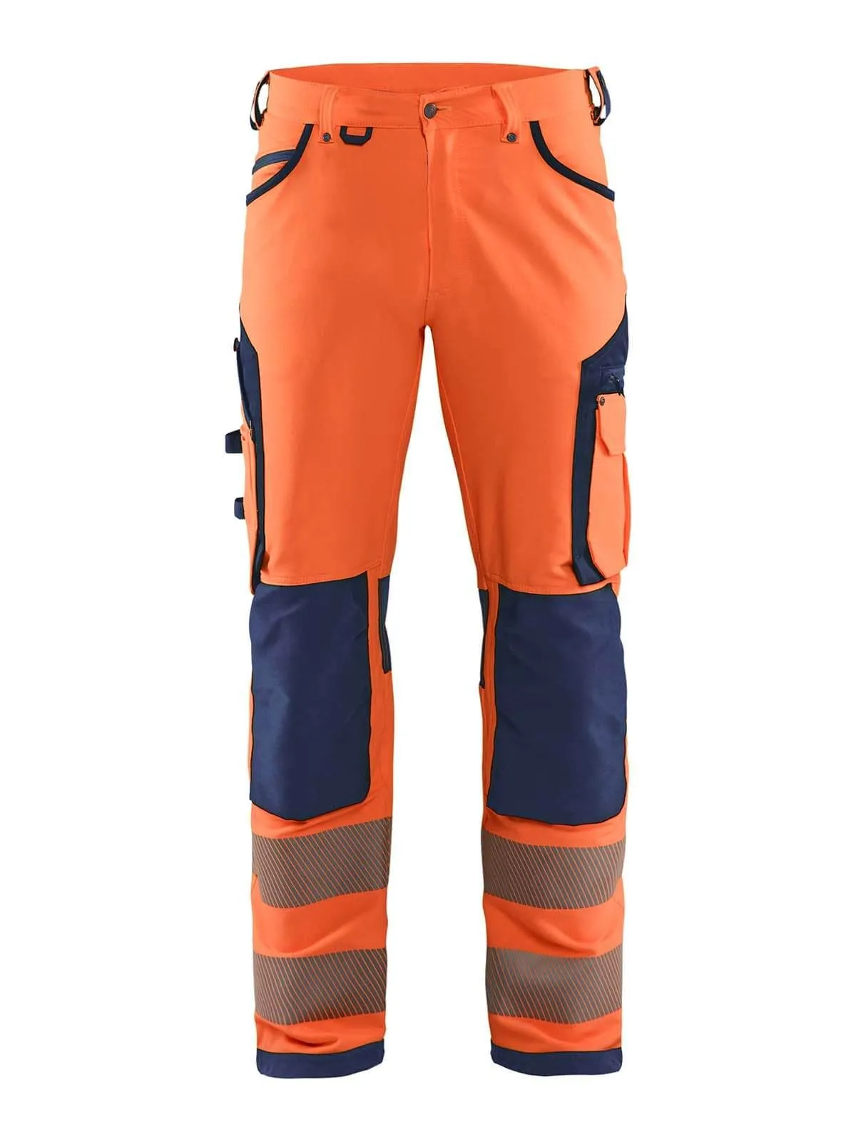 1197-1642&#x20;High&#x20;Vis&#x20;Work&#x20;Trousers&#x20;4-Way&#x20;Stretch&#x20;-&#x20;Bl&#xE5;kl&#xE4;der