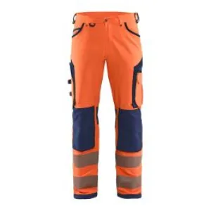 1197-1642&#x20;High&#x20;Vis&#x20;Work&#x20;Trousers&#x20;4-Way&#x20;Stretch&#x20;-&#x20;Bl&#xE5;kl&#xE4;der