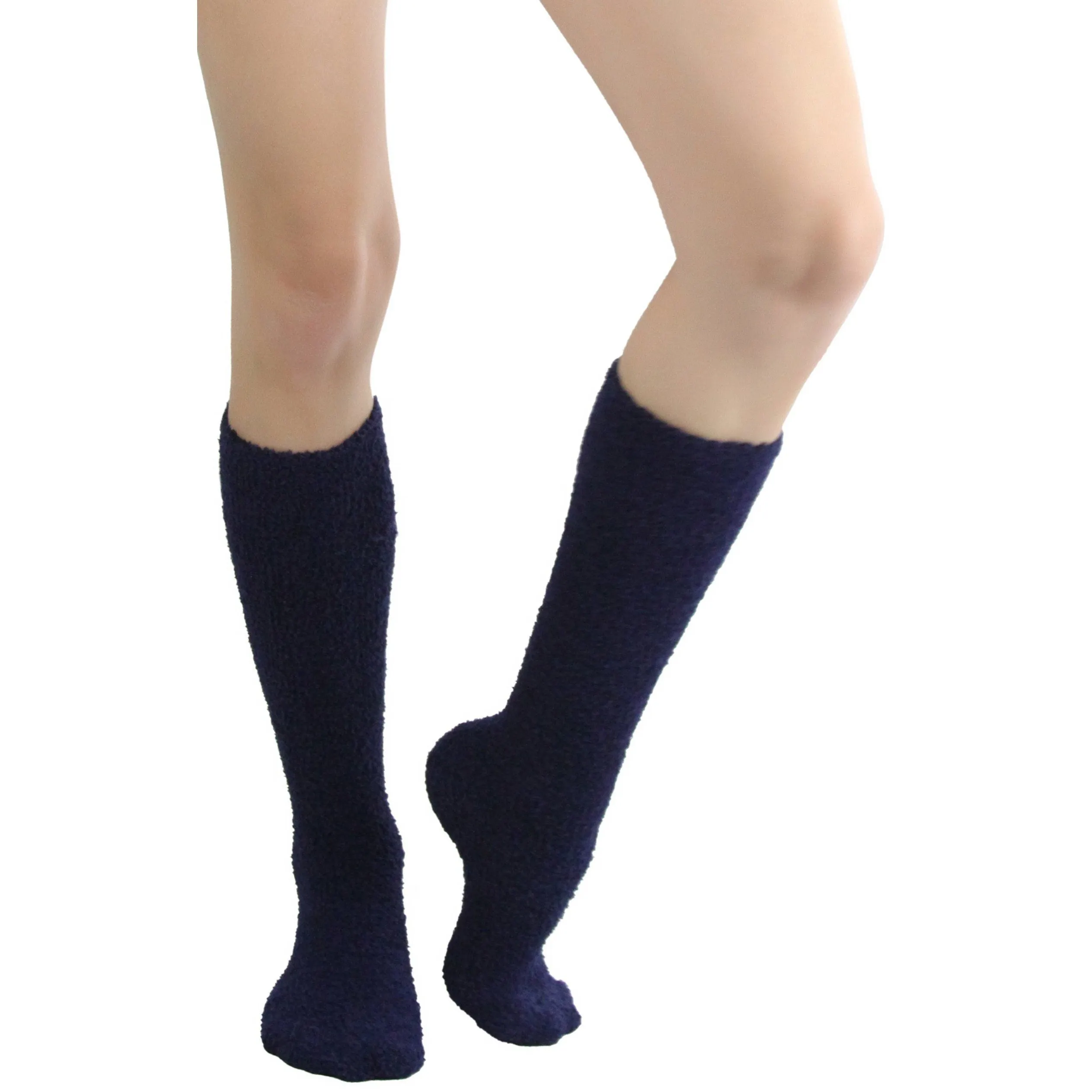 6-Pairs: Women's Plush Warm and Cozy High Socks