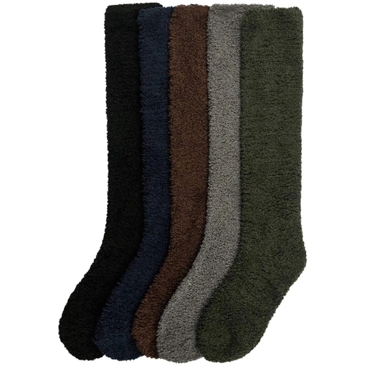 6-Pairs: Women's Plush Warm and Cozy High Socks