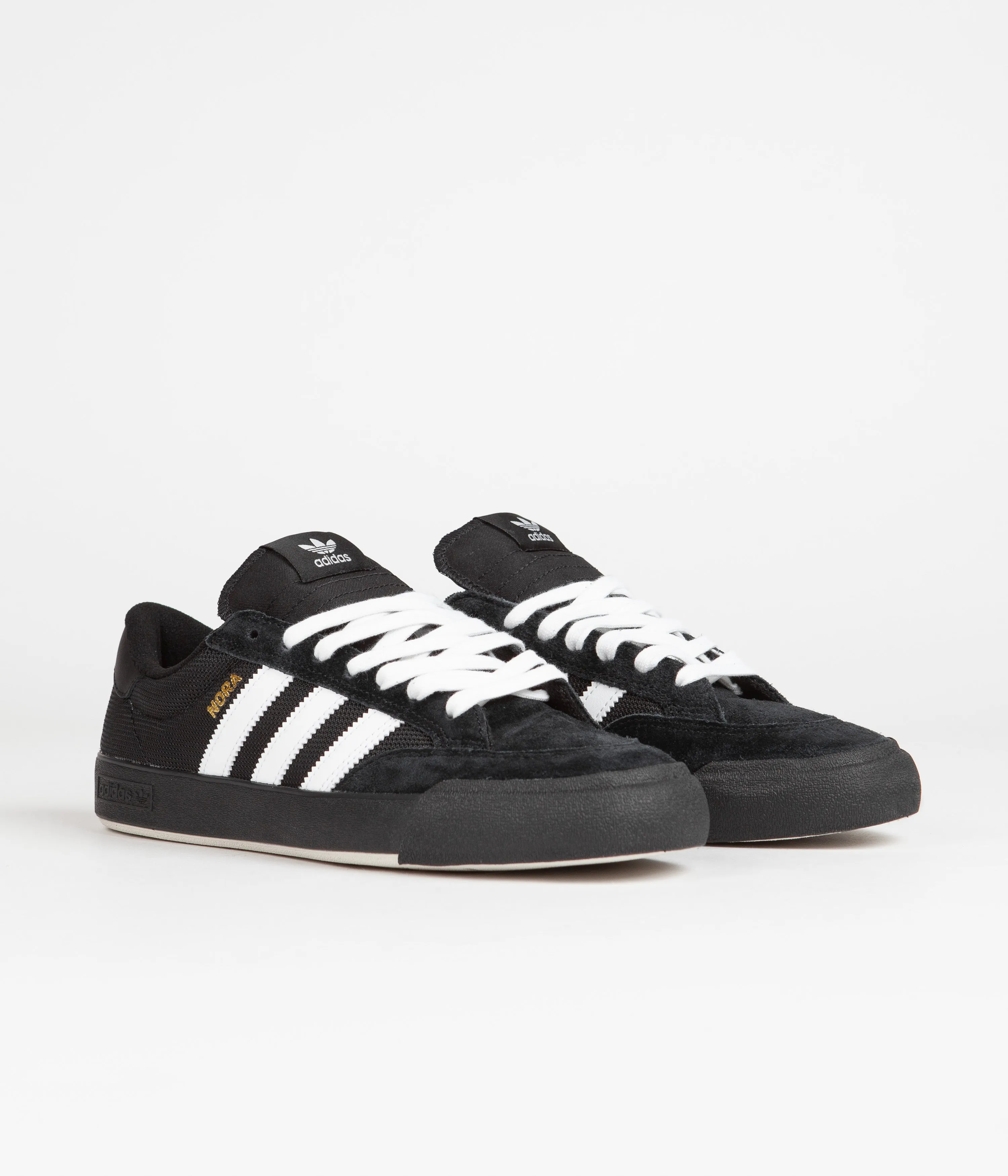 Adidas Nora Shoes - Core Black / FTWR White / Gold Metallic