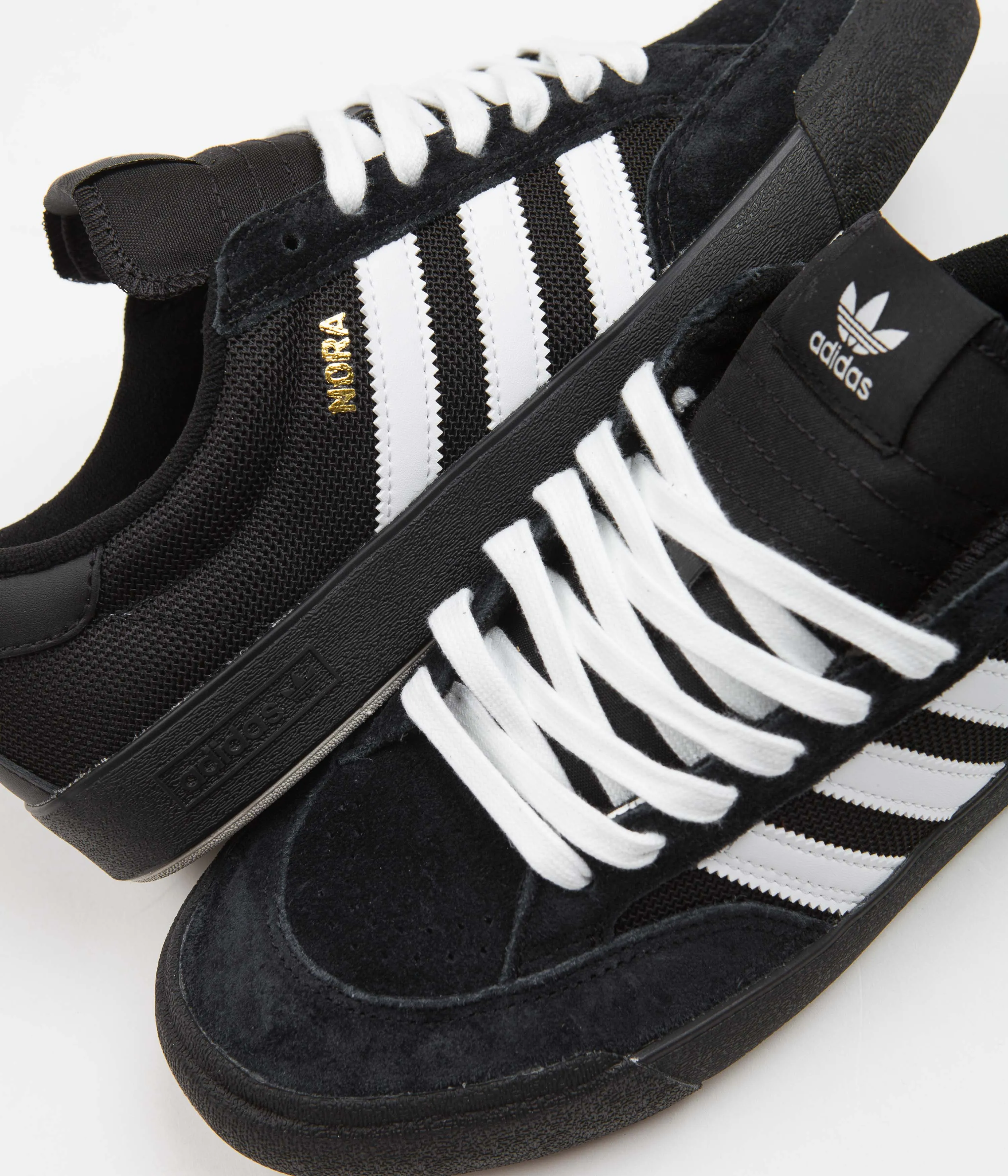 Adidas Nora Shoes - Core Black / FTWR White / Gold Metallic