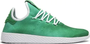 Adidas Pharrell x Tennis Hu Holi 'Bright Green' Sneakers, Green