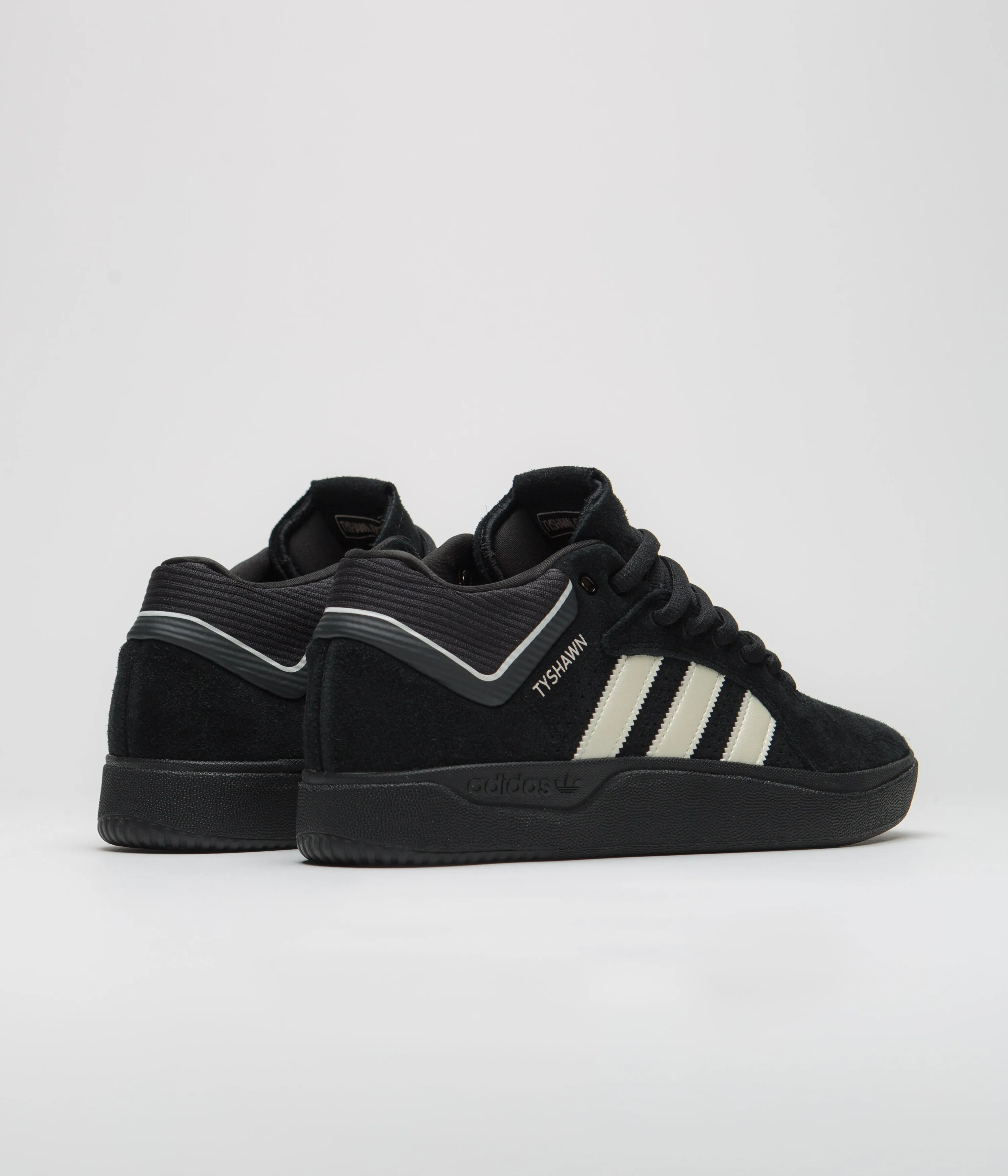 Adidas Tyshawn Shoes - Core Black / Zero Metallic / Spark