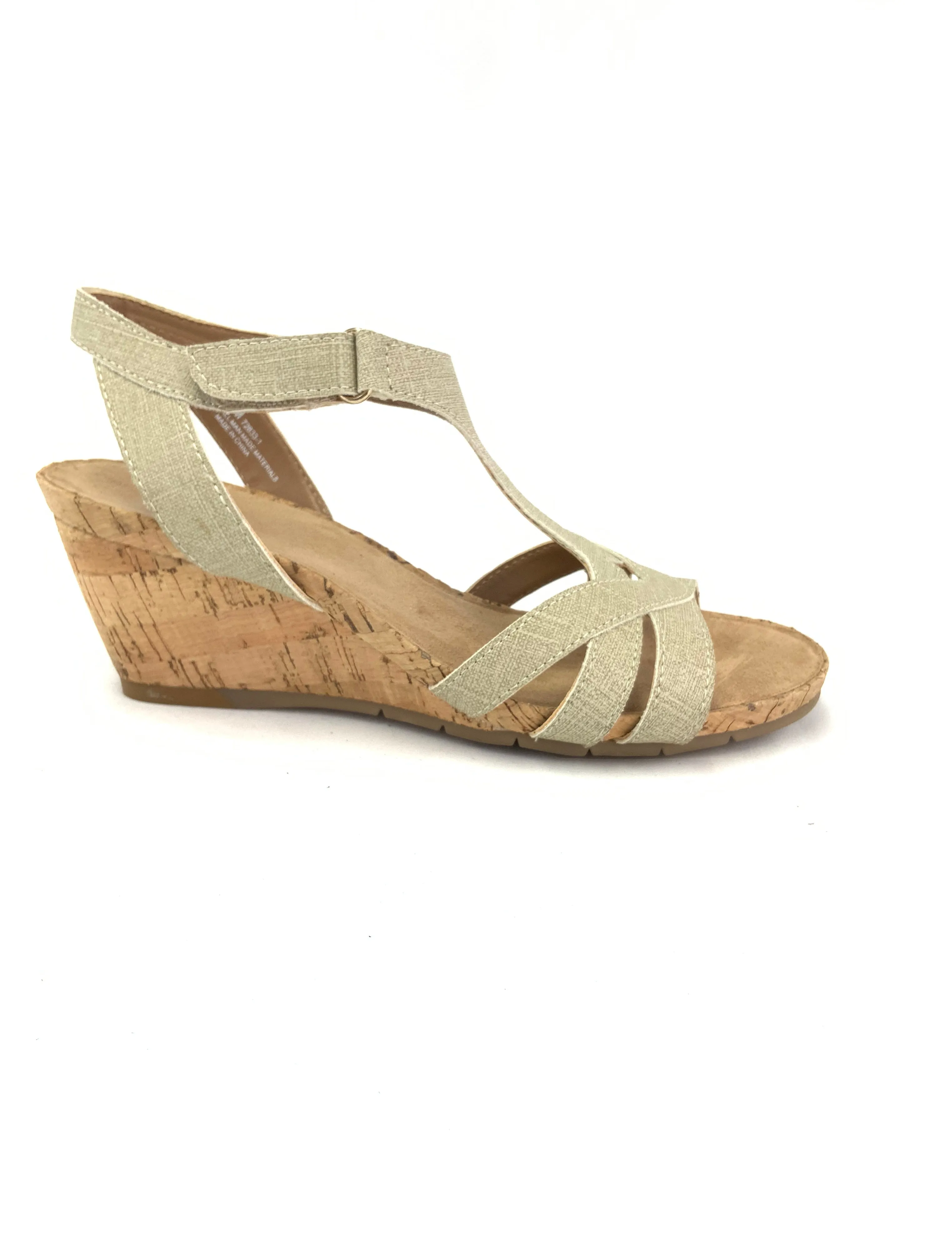 Aerosoles Cork Wedge Sandals Size 5M