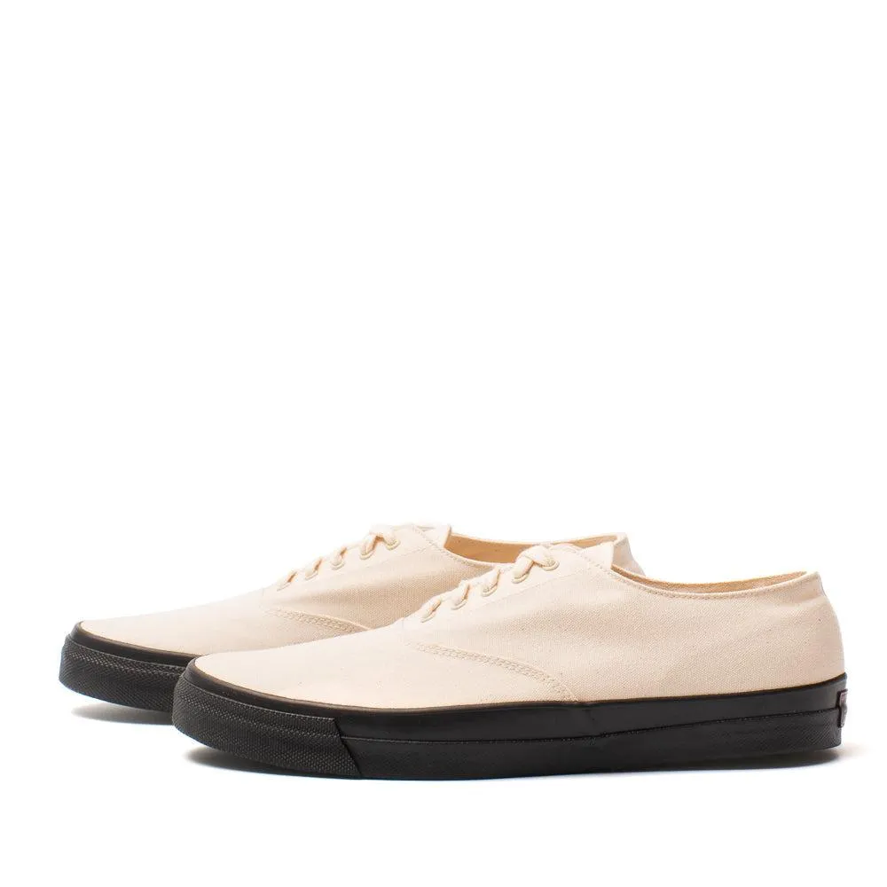 Anatomica x Wakouwa Deck Shoes Low Natural x Black