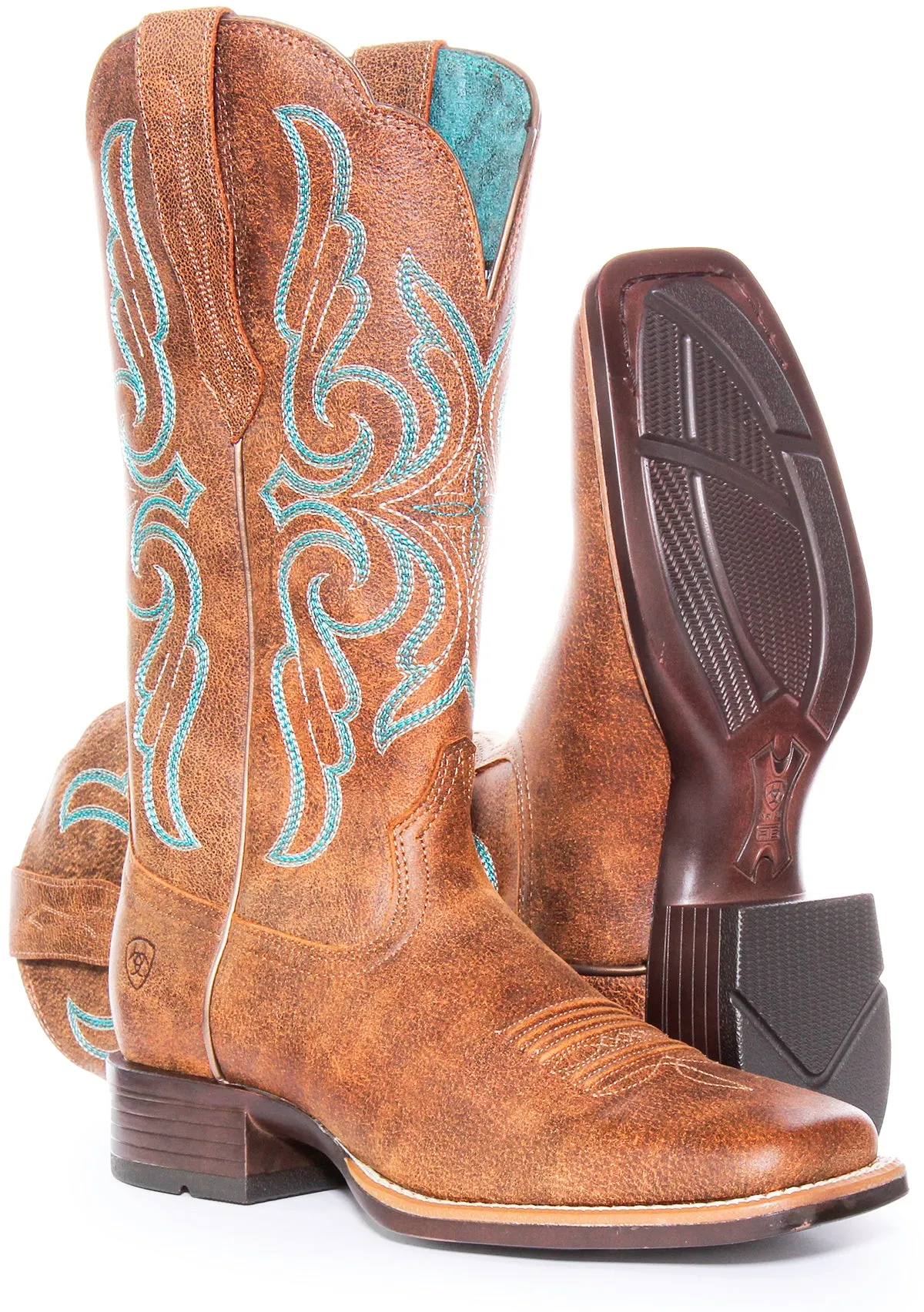 Ariat Primera Stretch In Brown Blue For Women