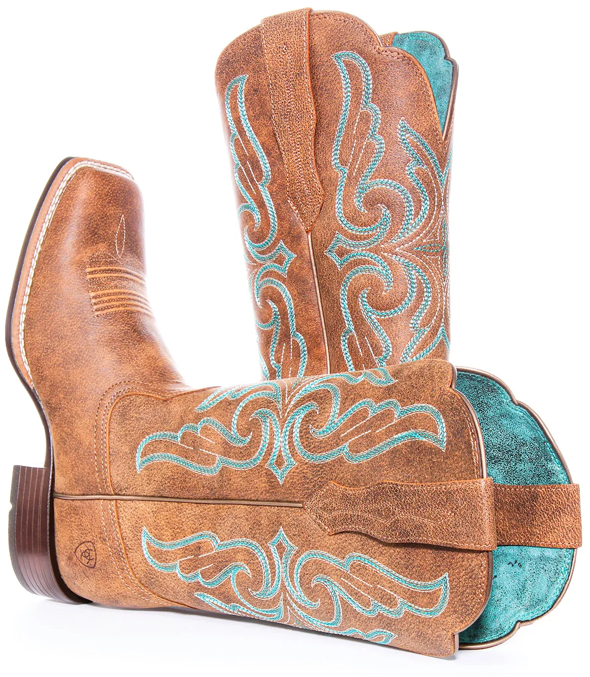 Ariat Primera Stretch In Brown Blue For Women