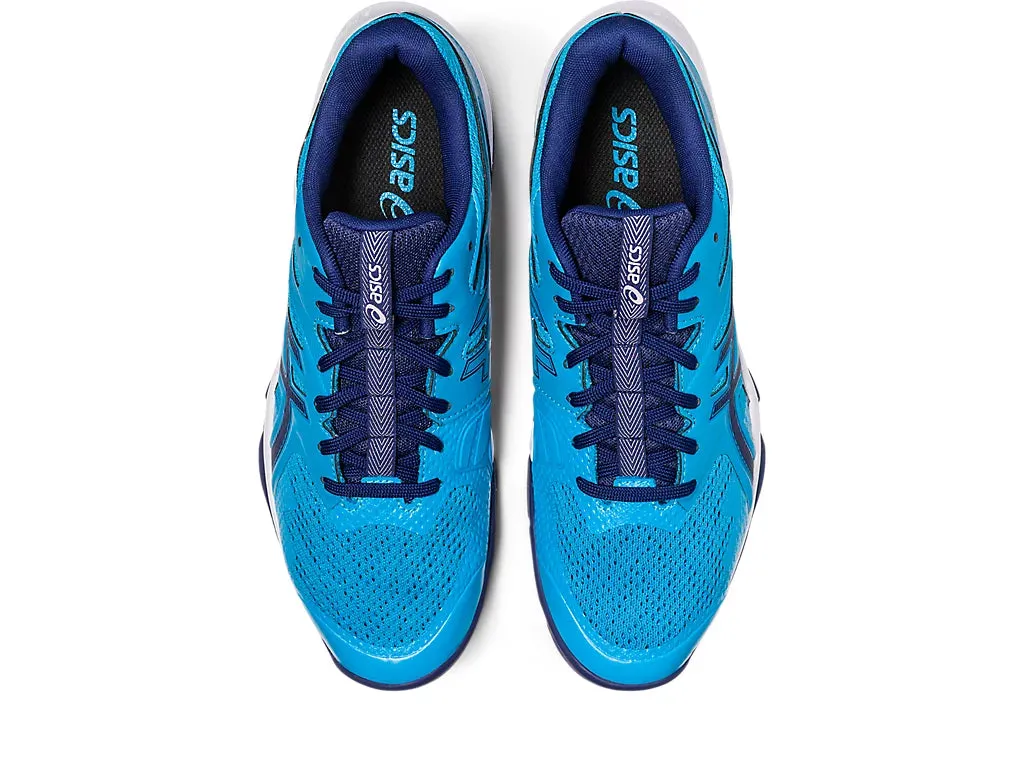 Asics Gel Blade 8 Badminton Shoe - Island Blue/Indigo Blue