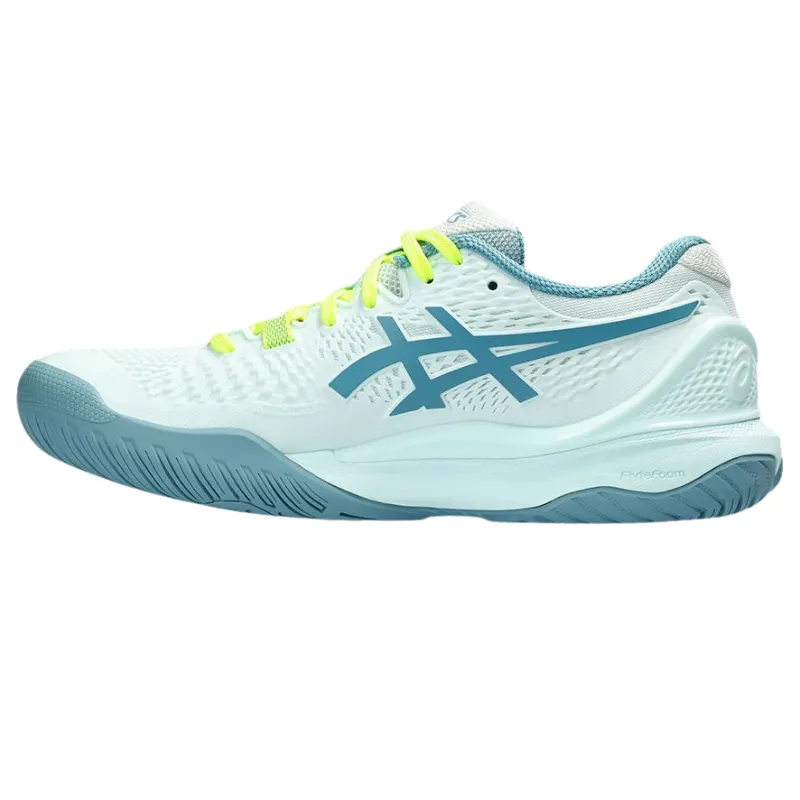 Asics Gel Resolution 9 Womens Tennis Shoes -Soothing Sea / Gris Blue