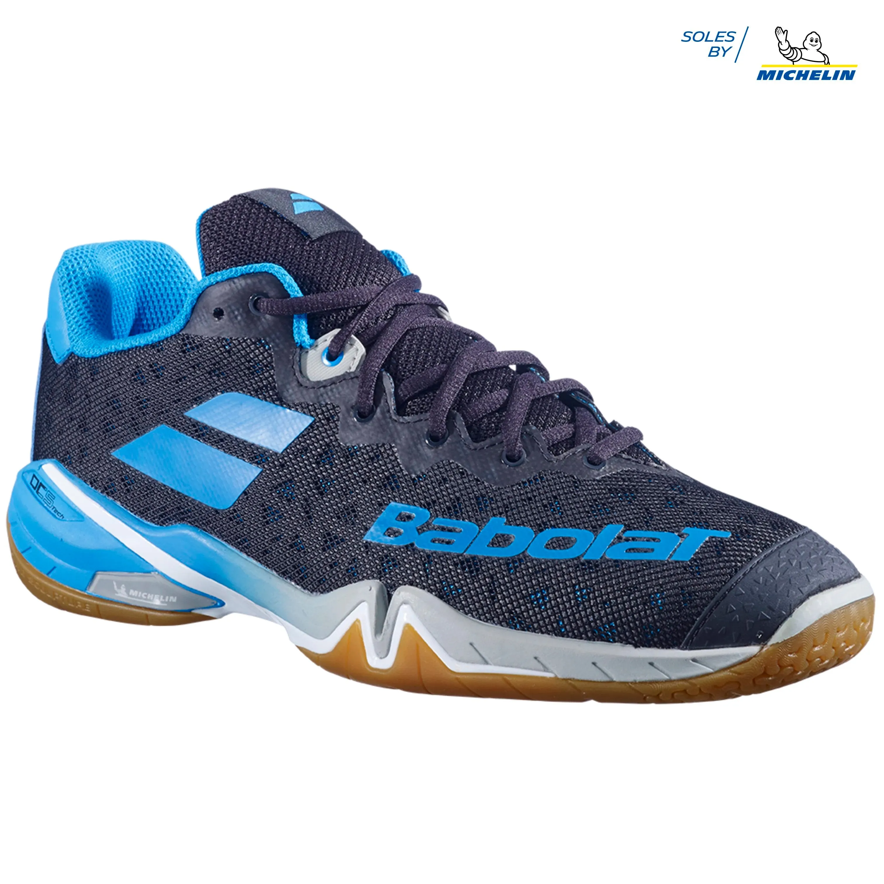 Babolat Men's Shadow Tour Badminton Shoes- Black/Blue