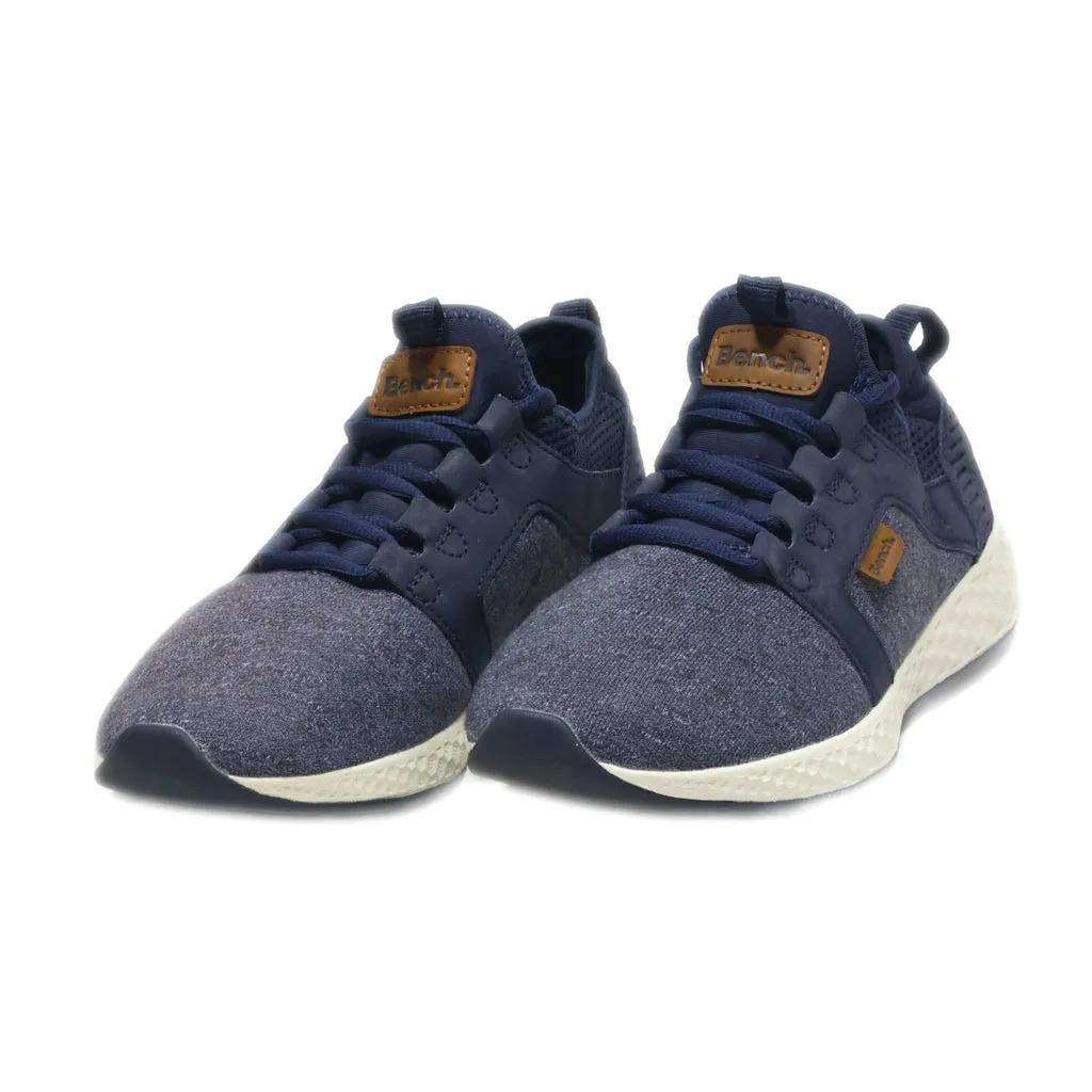 Bench. Sport Shoes Leather Blue Colour For Women