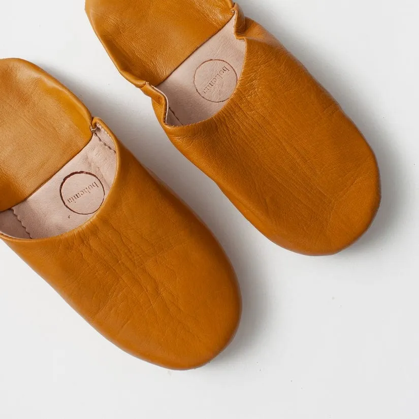 Bohemia Moroccan Babouche Slippers Ochre