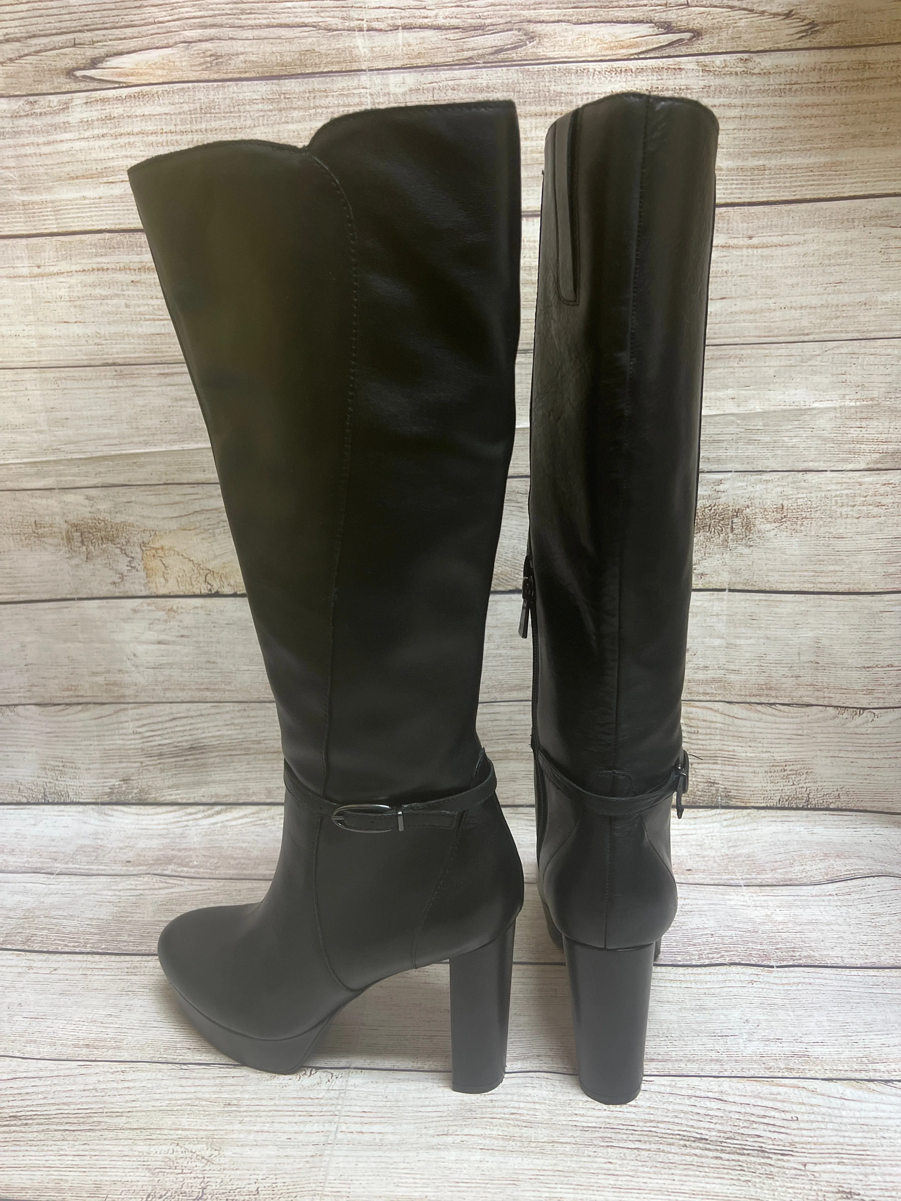 Boots Leather By Naturalizer In Black, Size: 7.5