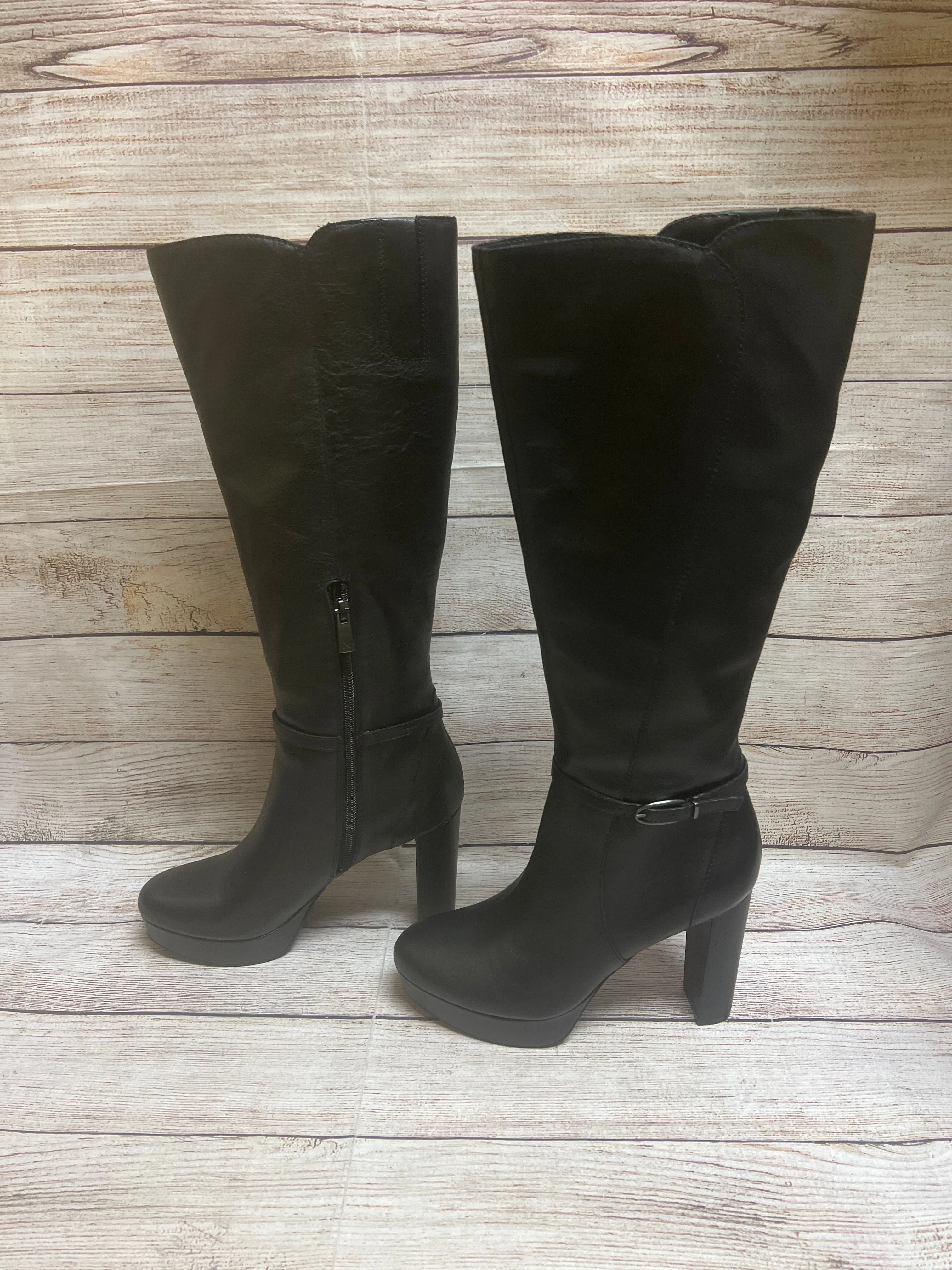 Boots Leather By Naturalizer In Black, Size: 7.5