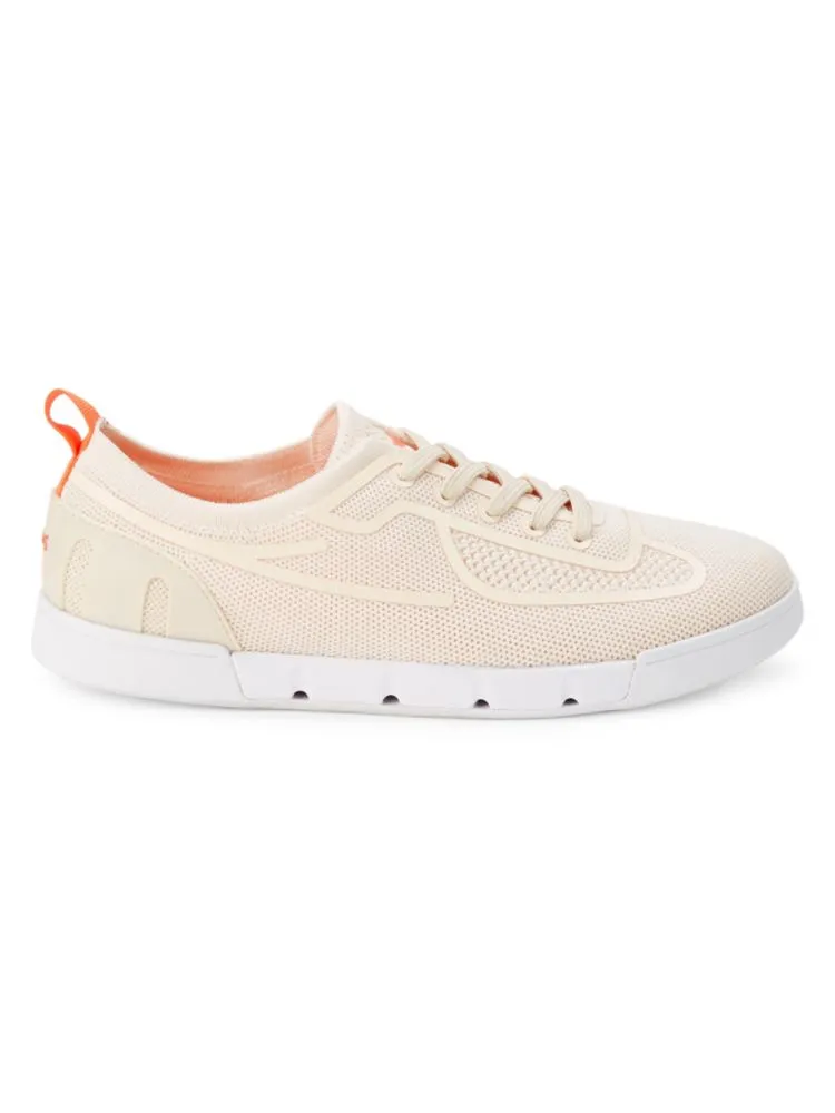 Breeze Flex Mesh Swims Sneaker in Salt White