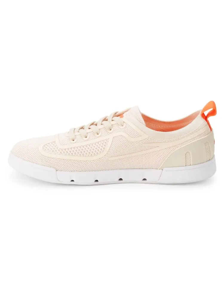 Breeze Flex Mesh Swims Sneaker in Salt White