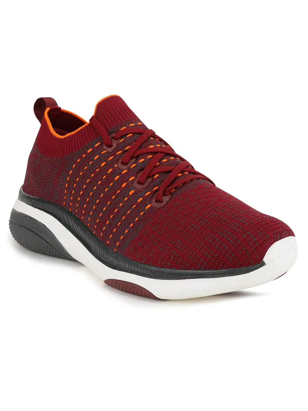 BRINK Burgundy Men's Running Shoes