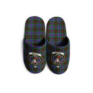 Brodie Hunting Modern Tartan Home Slippers with Family Crest