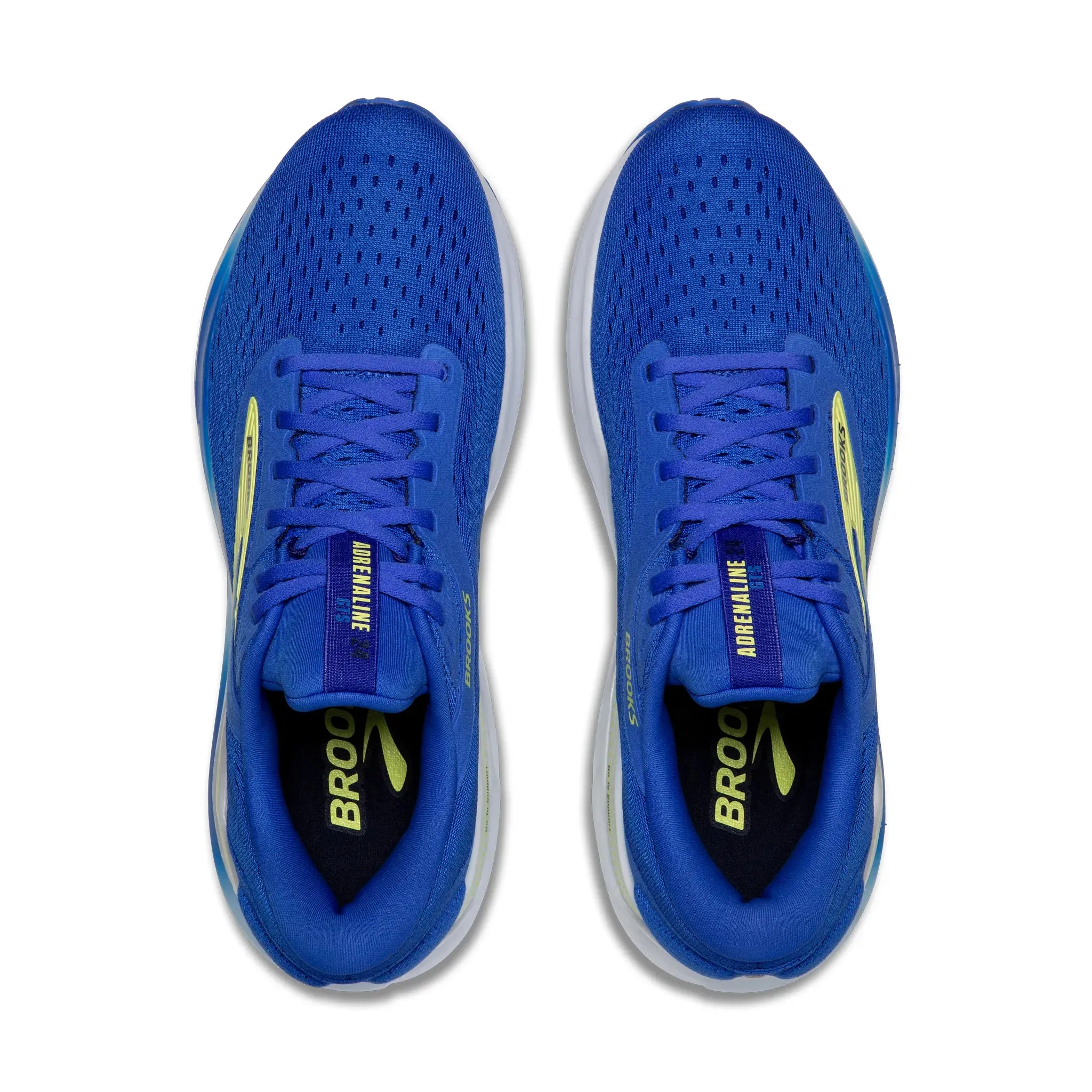 Brooks Mens Trainer Adrenaline GTS 24 Cobalt/Neo Yellow/Peacoat