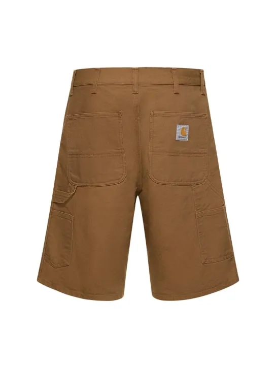 Carhartt WIP   Dearborn canvas single-knee shorts 