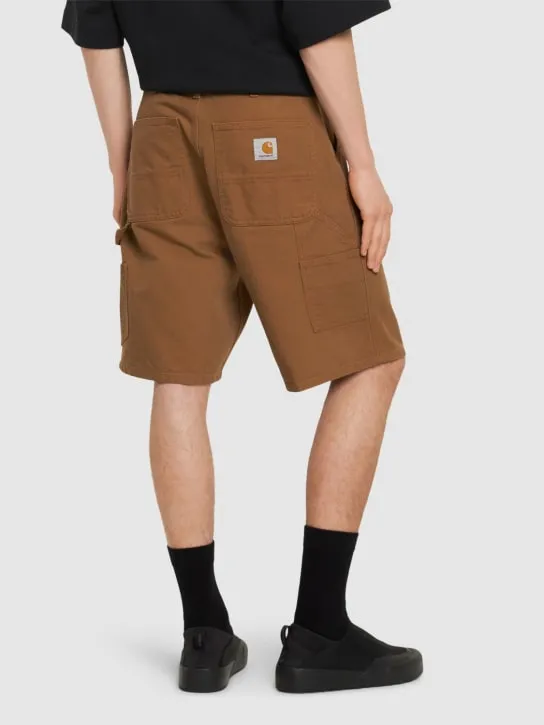 Carhartt WIP   Dearborn canvas single-knee shorts 