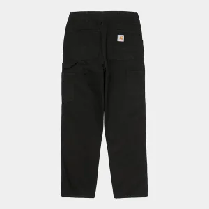 Carhartt WIP Double Knee Pant - Black Rinsed