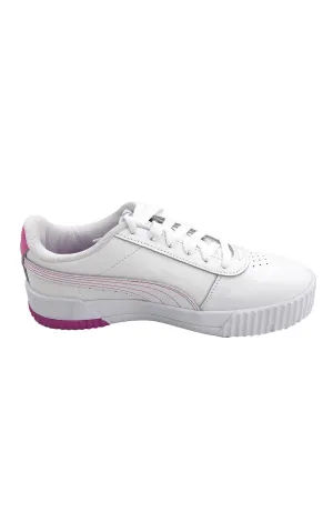 Carina Leather Sneaker Puma White Opera Mauve