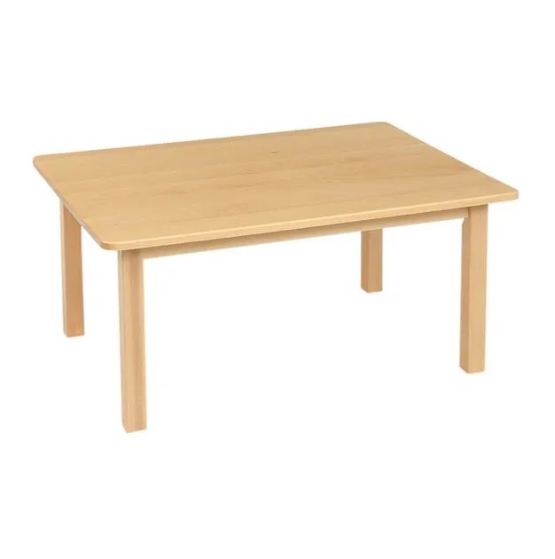 Classic Solid Beech Rectangular Table 53cm