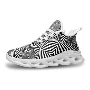 CLOSED EYE VISUALS Unisex Bounce Mesh Knit Sneakers | HUBERT S