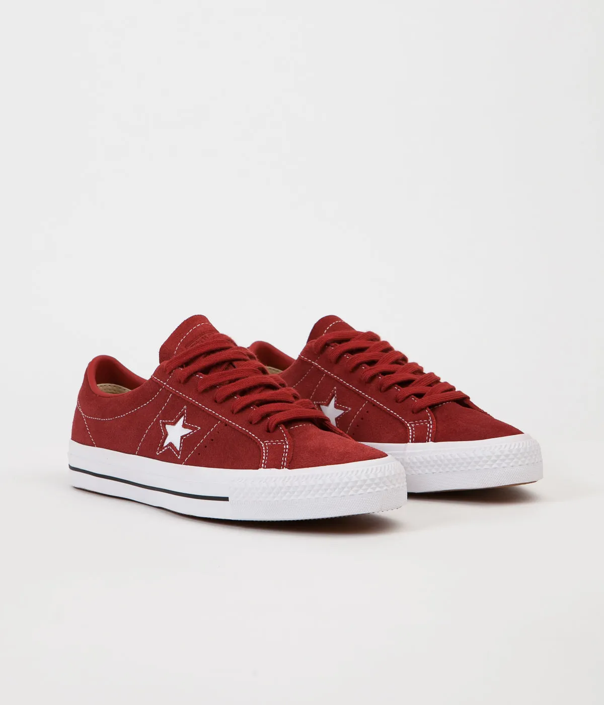 Converse One Star Pro Ox Shoes - Terra Red / Terra Red