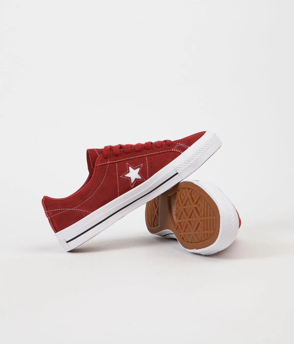 Converse One Star Pro Ox Shoes - Terra Red / Terra Red