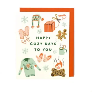 Cozy Days Holiday Card