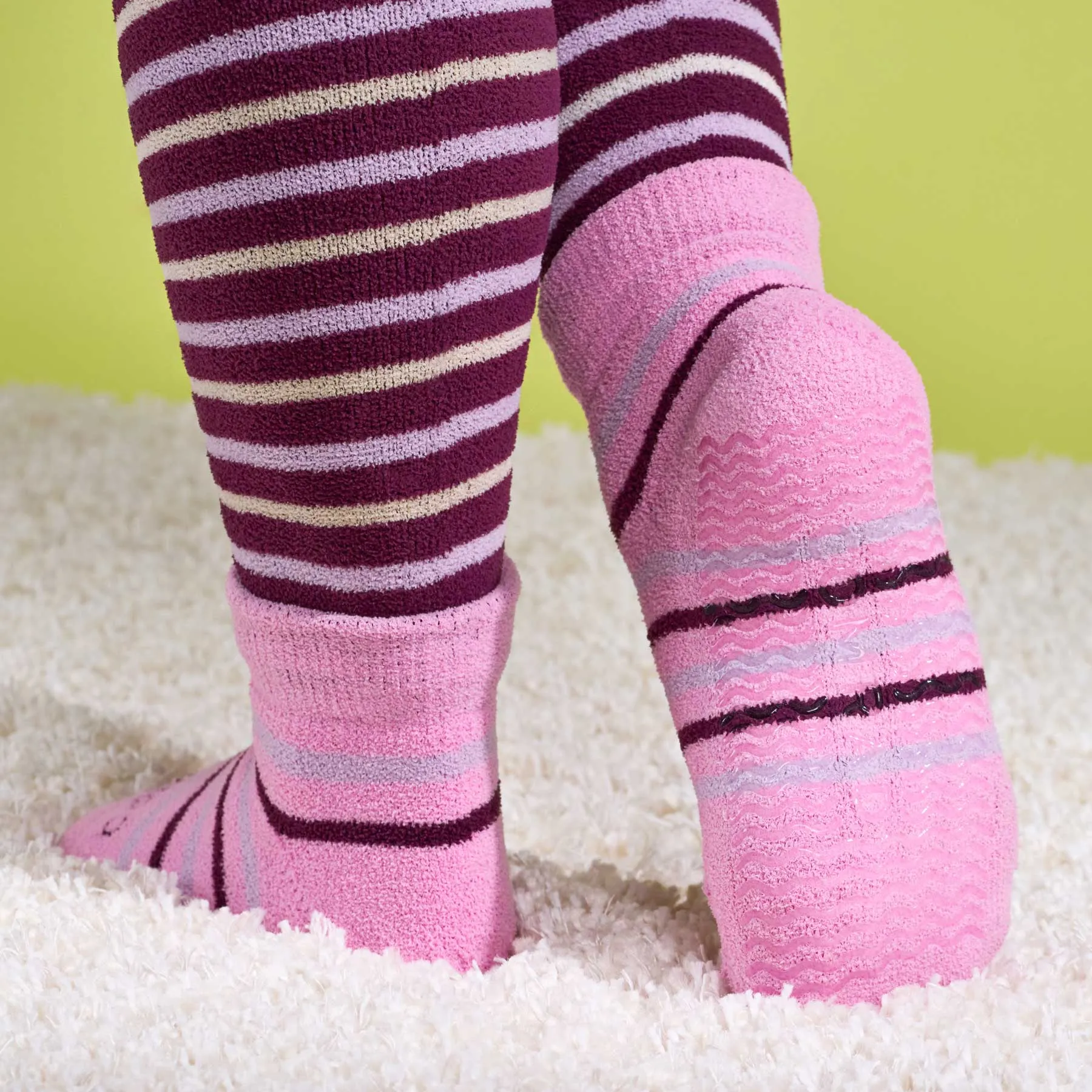 CozyGrip Compression Slipper Socks - 2 Pack