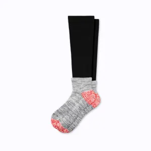 CozyGrip Compression Slipper Socks – Black