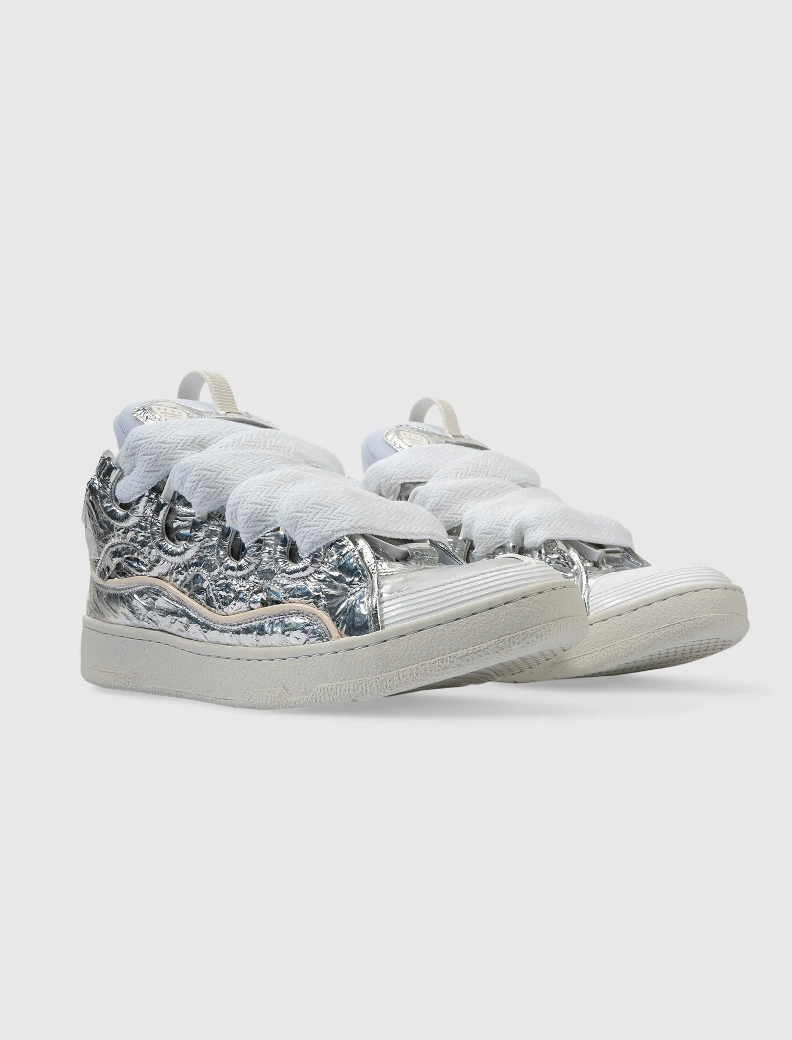 CURB SNEAKERS "SILVER"