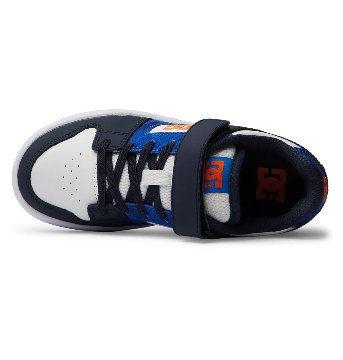 DC Shoes Kids Manteca 4 V Skateboarding Trainers Hook and Loop Skate Shoes