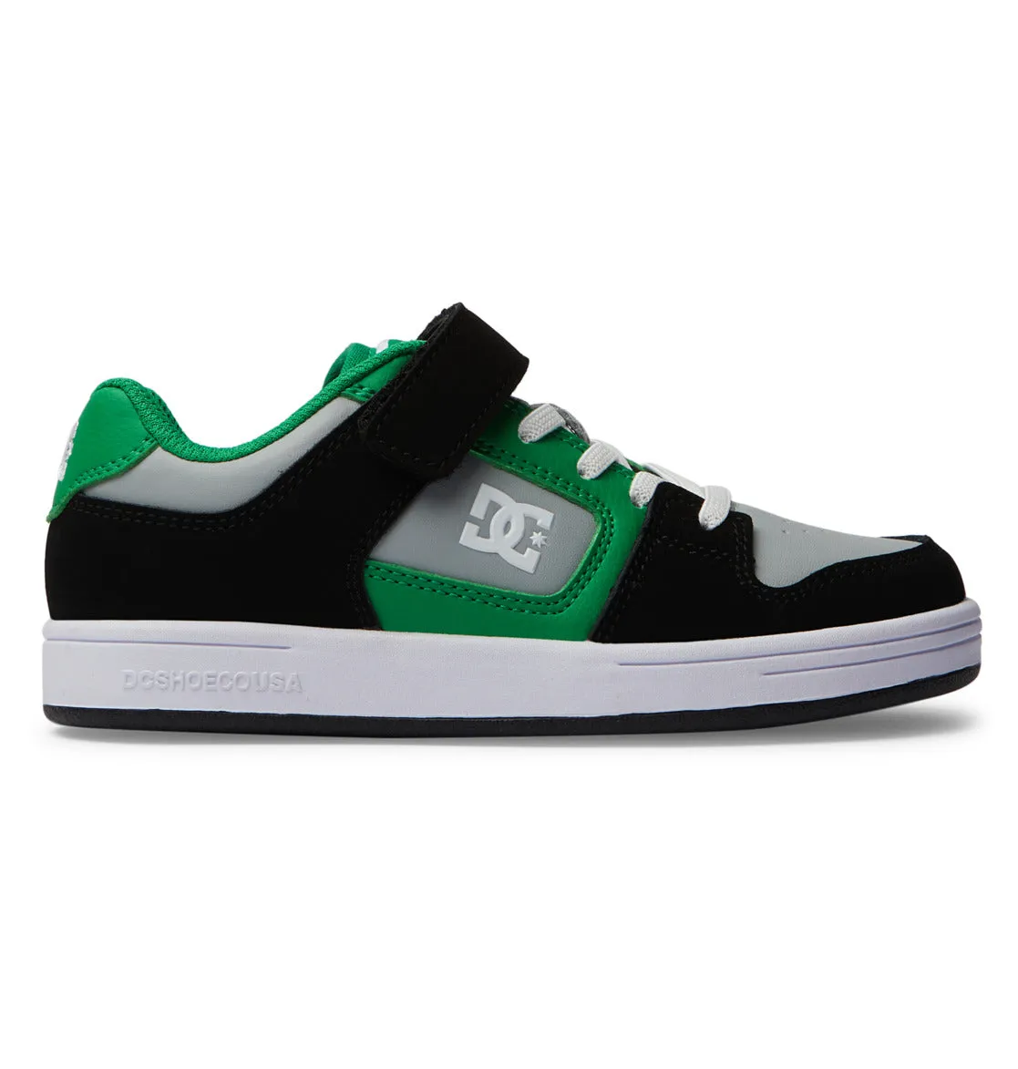 DC Shoes Kids Manteca 4 V Skateboarding Trainers Hook and Loop Skate Shoes