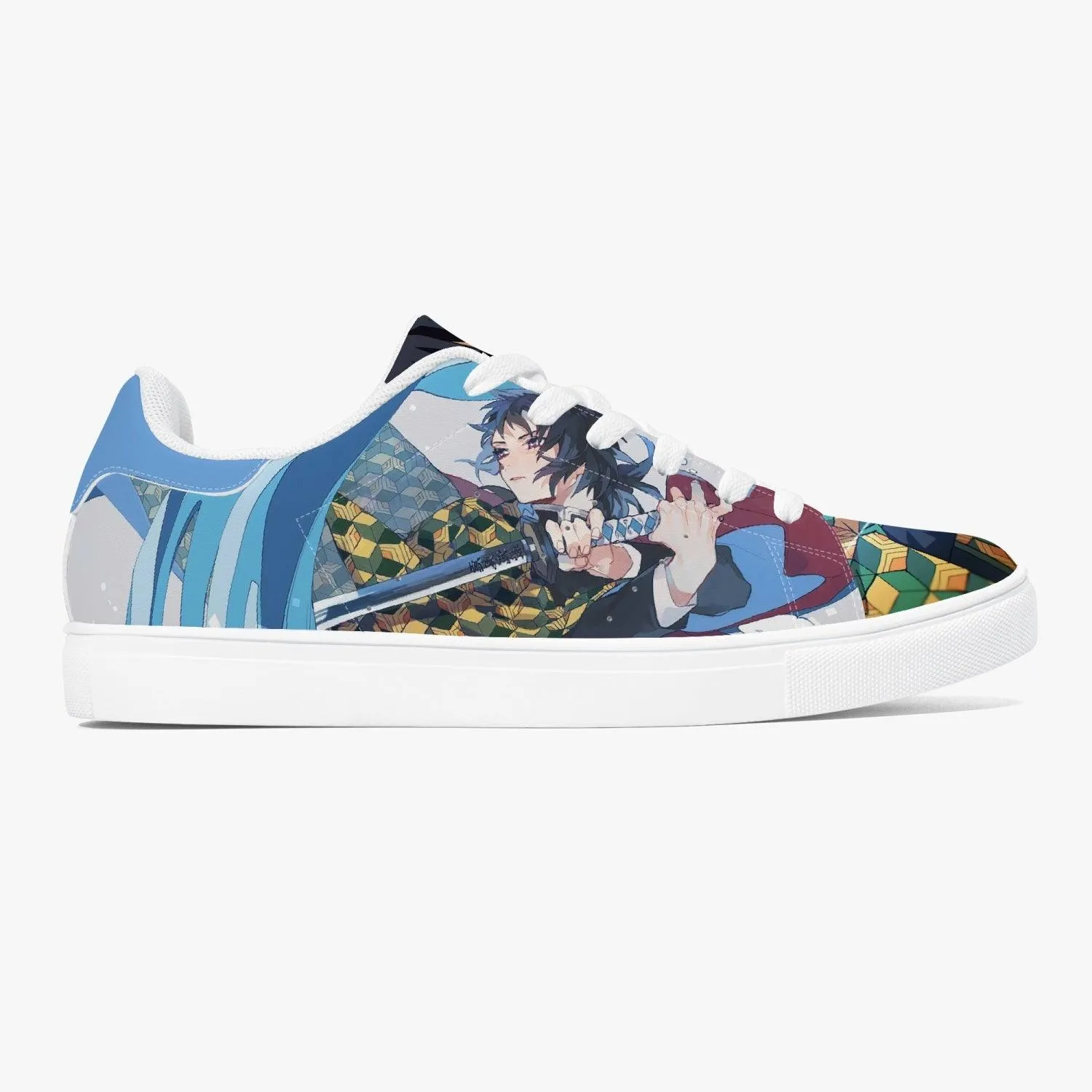 Demon Slayer Giyu Tomioka Skate Anime Shoes