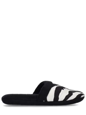 Dolce&amp;Gabbana   Zebra slippers 