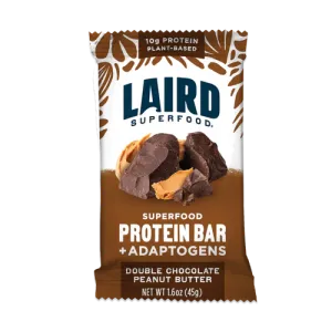 Double Chocolate Peanut Butter Protein Bar - Laird Super Food