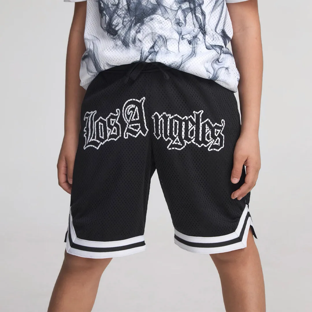 Drawstring Mesh Shorts