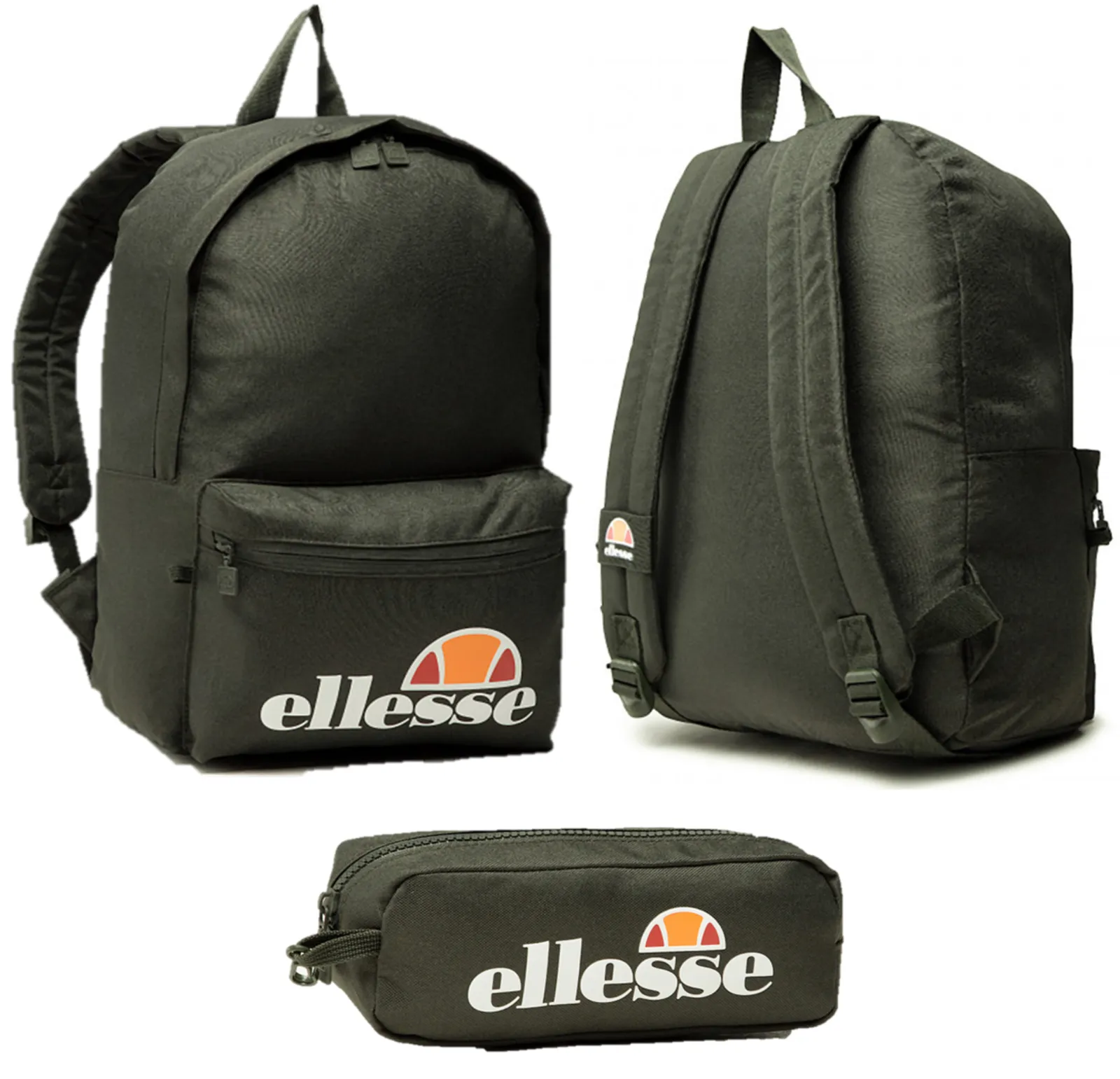 Ellesse Backpack Unisex School Backpack Casual Bag Pencil Case