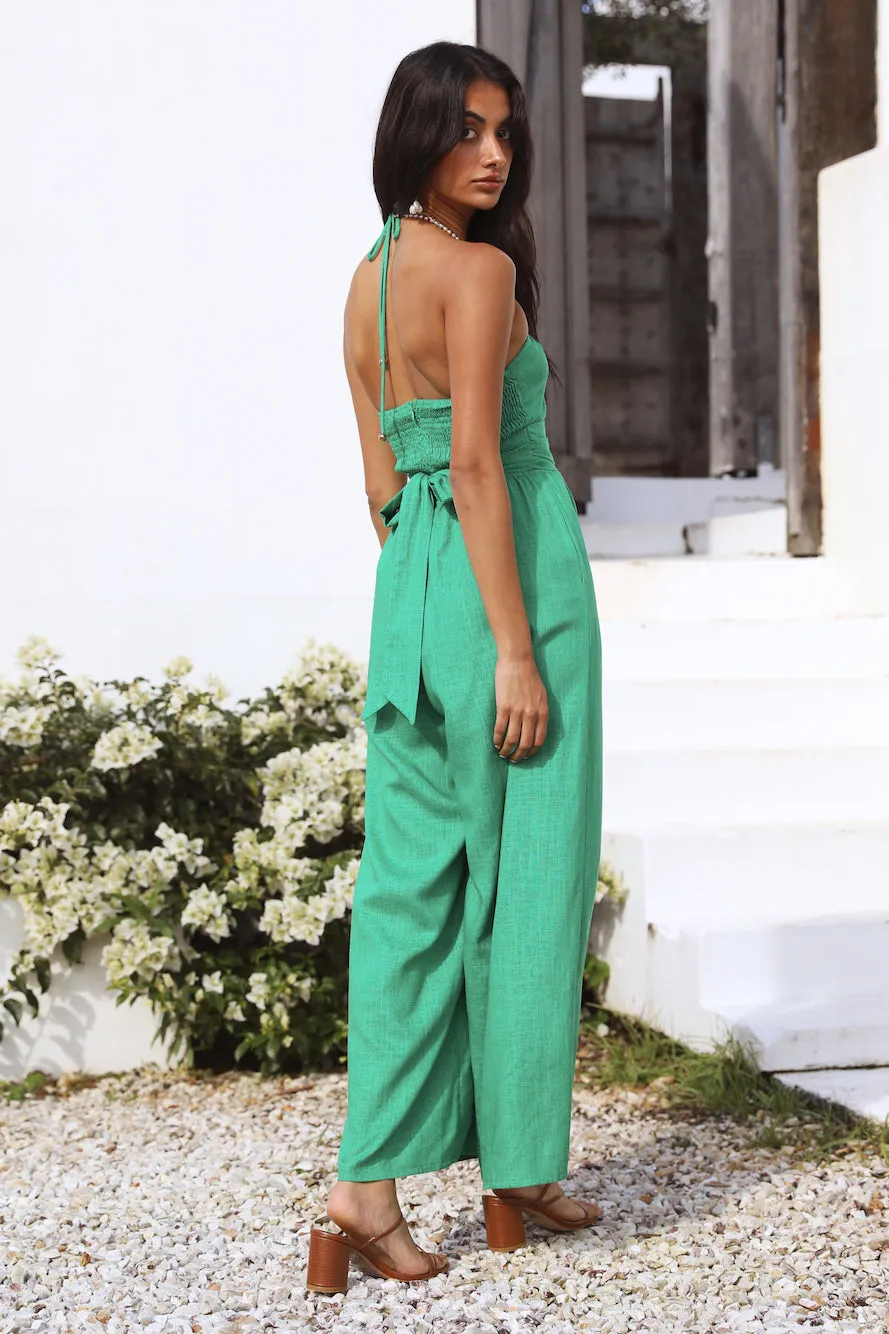 Everlastings Jumpsuit Green