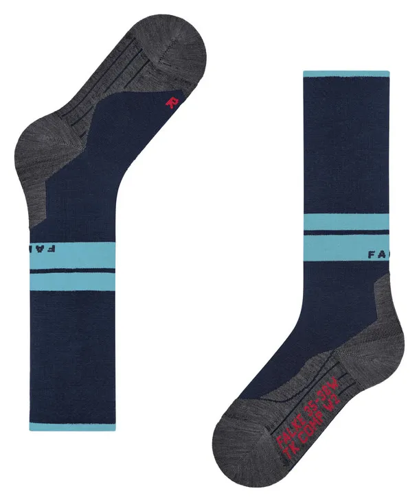 Falke Men&#x27;s TK Compression Energy Trekking Knee-high Socks Marine | Buy Falke Men&#x27;s TK Compression Energy Trekking Knee-high Socks Marine here | Outnorth