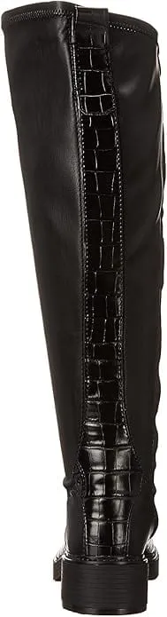 FRANCO SARTO - Keaton Faux Leather Block Heel Knee-High Boots