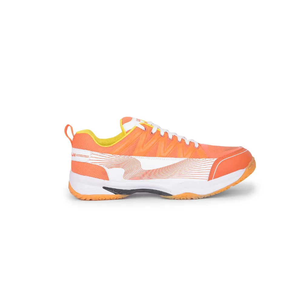 FREEDOM Sports Orange Badminton & PickleBall Shoes For Men GRIPPER-01 By Liberty