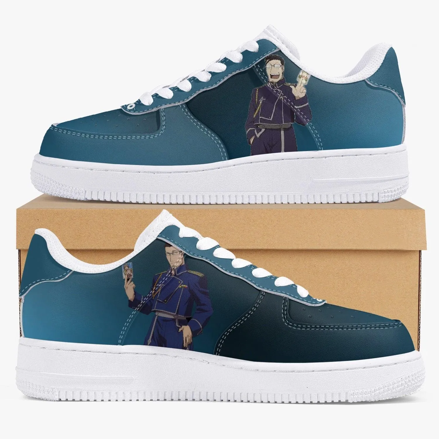 Fullmetal Alchemist Maes Hughes AF1 Anime Shoes