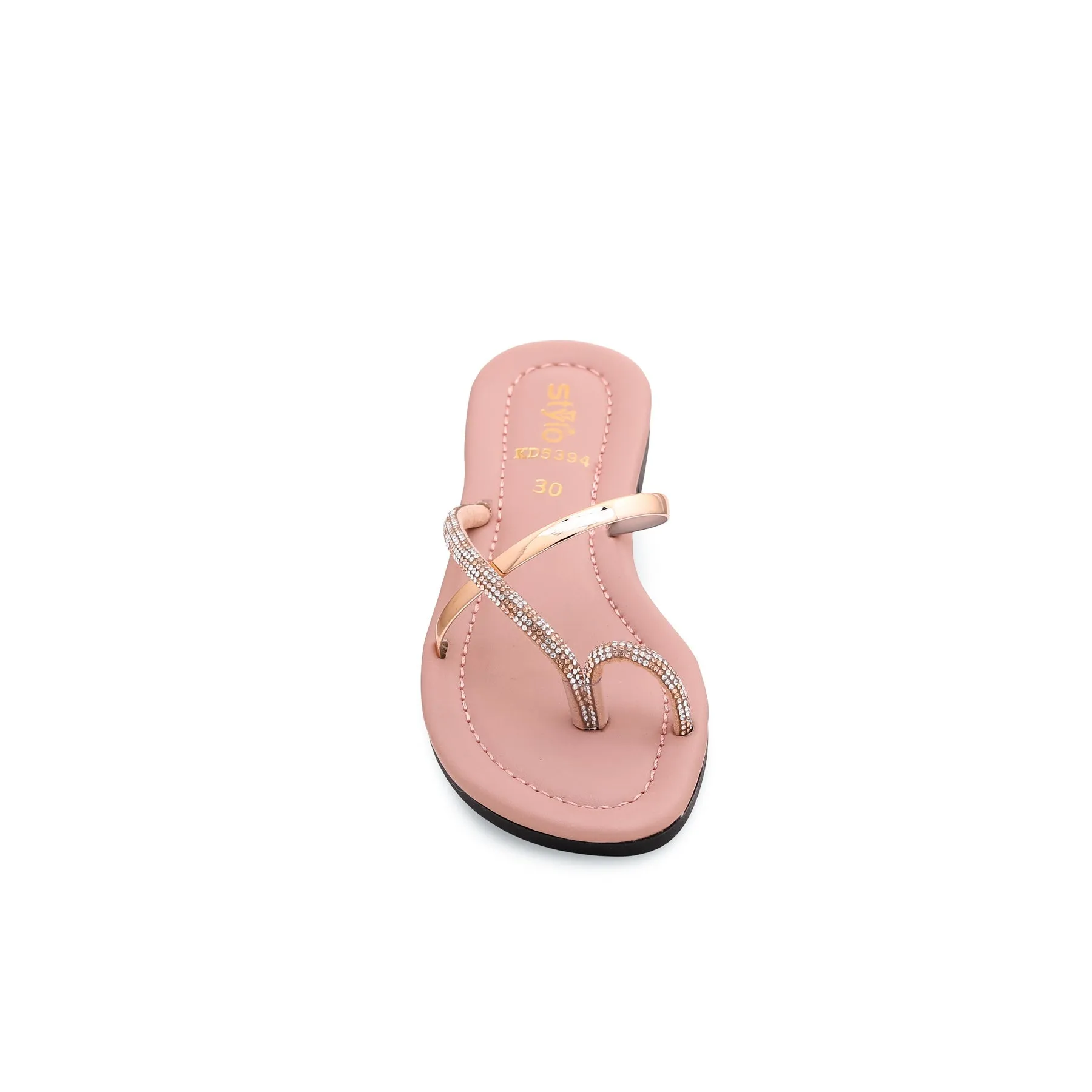 Girls Pink Formal Slipper KD5394