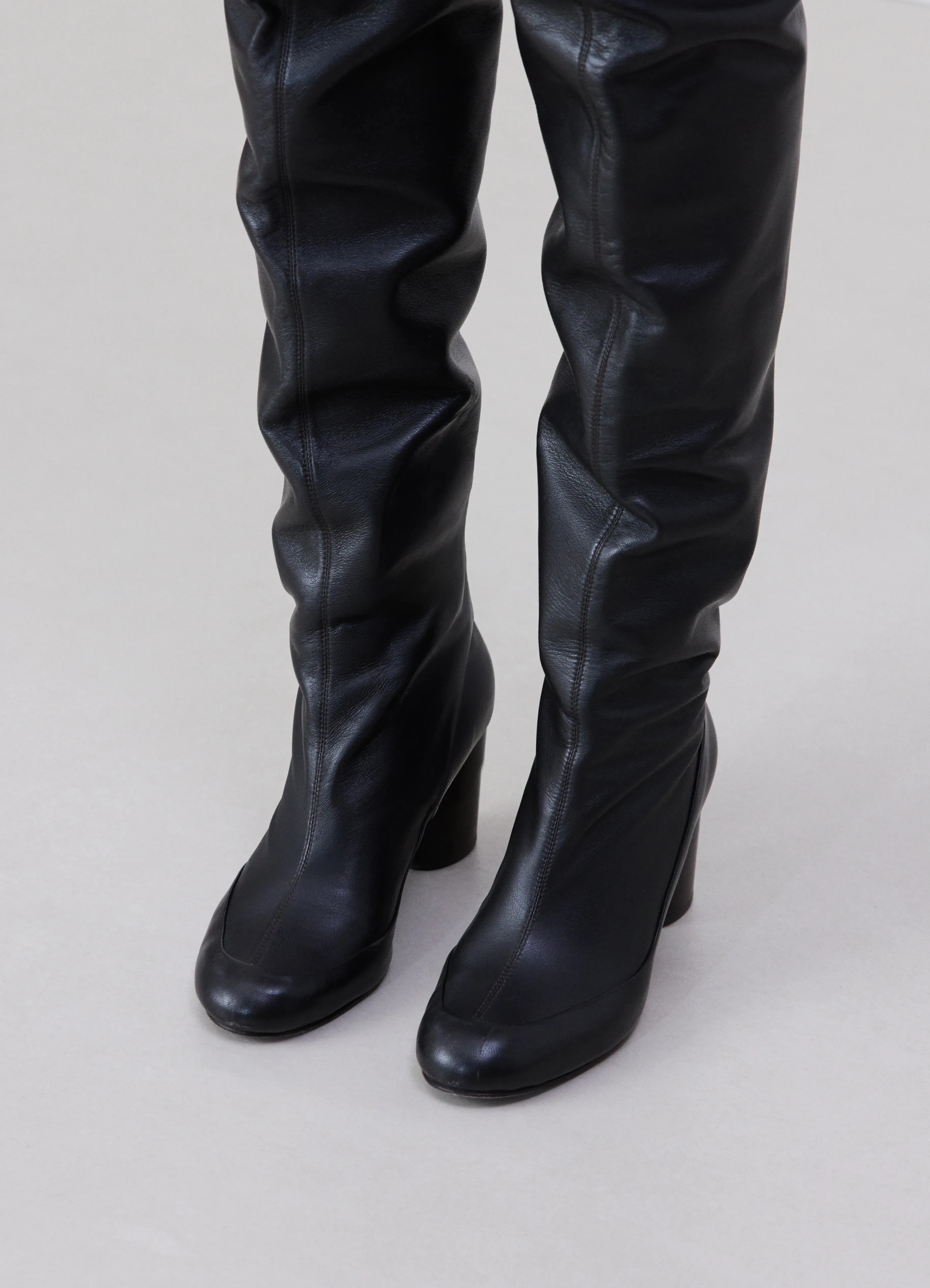 GLOVE HIGH BOOTS WITH 80MM HEEL